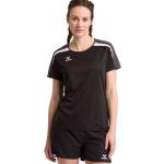Reduzierte Dunkelgraue Sportliche Erima Rundhals-Ausschnitt T-Shirts aus Polyester für Damen Größe L 