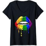 Schwarze Sexy LGBT Gay Pride T-Shirts für Damen Größe S für Festivals 