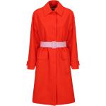 Rote Wasserdichte MSGM Maxi Trenchcoats lang für Damen Größe S 