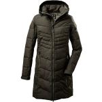 Gesteppte Winddichte Atmungsaktive Killtec Maxi Damensteppmäntel & Damenpuffercoats mit Reißverschluss Größe M 