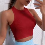 Rote Sexy Tank-Tops aus Polyester für Damen Größe L für den für den Sommer 