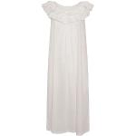 Weiße Elegante Ärmellose Damennachthemden aus Baumwolle Größe 3 XL 