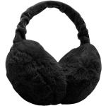 Reduzierte Schwarze Winddichte Ohrenschützer & Ohrenwärmer aus Kunstfell für Damen für den für den Winter 