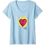 One Tree Hill Clothes Over Bros Heart T-Shirt mit V-Ausschnitt
