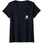 Peanuts Schroeder Kunsttasche T-Shirt mit V-Ausschnitt