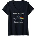 Schwarze Pink Floyd V-Ausschnitt Damenbandshirts Größe S 