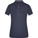 Marineblaue Unifarbene Casual James & Nicholson Damenpoloshirts & Damenpolohemden Größe M 