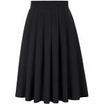 Schwarze Midi Festliche Röcke für Damen Größe XL Große Größen für den für den Sommer 