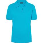 Blaue Sportliche James & Nicholson Damenpoloshirts & Damenpolohemden Größe S 