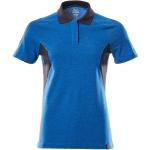 Himmelblaue MASCOT Damenpoloshirts & Damenpolohemden Größe 3 XL 
