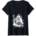 Damen Real Sociedad / exklusive Kollektion / Pintura I T-Shirt mit V-Ausschnitt