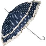 Damen Regenschirm Mary Blau Sonnenschirm 50er Jahre PolkaDots Vintage Rock'nRoll