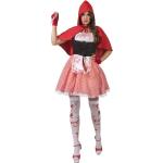Rote Funny Fashion Rotkäppchen Horror-Kostüme für Damen Größe S 