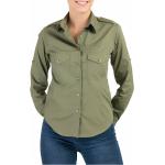 Grüne Shirts mit Tasche aus Baumwolle für Damen Größe M 