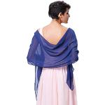 Blaue Star Wars Pashmina-Schals aus Seide für Damen 