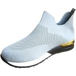 Graue Casual Zumba-Schuhe & Aerobic-Schuhe aus Leder atmungsaktiv für Damen Größe 39 für den für den Winter 
