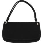 Reduzierte Schwarze Unifarbene Prada Hobo Bags mit Reißverschluss aus Textil mit Innentaschen für Damen 