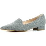 Reduzierte Graue Elegante Evita Shoes FRANCA Damenslipper aus Filz zum Oktoberfest 