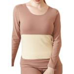 Khakifarbene Unifarbene Pyjamas lang aus Polyester für Herren Größe 3 XL für den für den Winter 