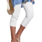 Hellblaue Unifarbene Casual Capri-Leggings & 3/4-Leggings für Damen Größe 3 XL für den für den Sommer 