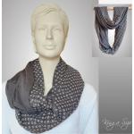 Reduzierte Graue Schlauchschals & Loop-Schals aus Viskose für Damen für den für den Sommer 