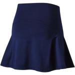 Marineblaue Unifarbene Mini High Waist Röcke & Taillenröcke aus Polyester für Damen Größe XXL für den für den Winter 