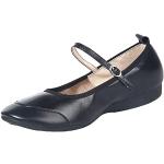 Schwarze Salsa Schuhe in Komfortweite aus Leder für Damen Größe 39 für den für den Sommer 