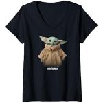 Star Wars Mandalorian Baby Yoda The Child T-Shirt mit V-Ausschnitt