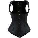 Schwarze Gothic-Kostüme für Damen Größe XXL 