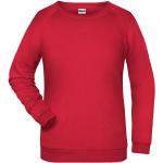 Rote Casual James & Nicholson Damensweatshirts Größe 3 XL 