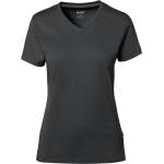 Anthrazitfarbene Hakro T-Shirts für Damen Größe 3 XL für den für den Sommer 