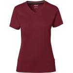 Bordeauxrote Hakro T-Shirts für Damen Größe XXL 