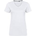 Weiße Hakro T-Shirts für Damen Größe S für den für den Sommer 