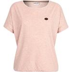 Pinke Melierte Naketano Schnella Baustella T-Shirts für Damen Größe XS 