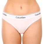 Weiße Calvin Klein Damentangas Größe XL 