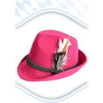 Pinke Edelnice Trachtenhüte schmutzabweisend für Damen zum Oktoberfest 
