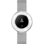 Silberne Atlanta Smartwatches aus Silber mit Touchscreen-Zifferblatt für Damen 