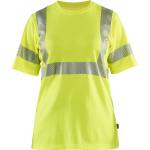 Damen Warnschutz Funktions-T-Shirt "3502" - BLALÄDER® gelb XS