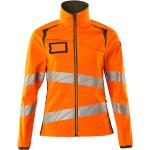 Damen Warnschutz Softhelljacke "ACCELERATE SAFE" orange/moosgrün XL