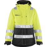 Gelbe Blakläder Warnschutzjacken für Damen Größe XL für den für den Winter 