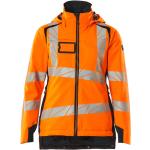 Orange Wasserdichte Atmungsaktive MASCOT Warnschutzjacken für Damen Größe 5 XL für den für den Winter 