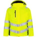Gelbe Winddichte Atmungsaktive Warnschutzjacken aus Polyester für Damen Größe S für den für den Winter 