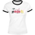 Vintage Deutschland Deutschland T-Shirts mit Skyline-Motiv für Damen Größe XS für den für den Sommer 