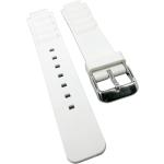 Weiße Casio Casio Collection Uhrenarmbänder aus Kunstharz für Damen 