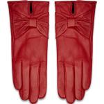Reduzierte Rote Wittchen Lederhandschuhe aus Leder für Damen Größe L 
