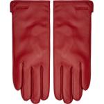 Reduzierte Rote Wittchen Lederhandschuhe aus Leder für Damen Größe XL 