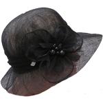 Schwarze Elegante SEEBERGER Anlasshüte für Damen 