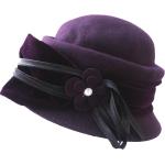 Lila Wegener Anlasshüte aus Wolle 57 für Damen Größe 3 XL für den für den Herbst 