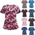 Violette Scrubs Businesskleidung aus Polyester Handwäsche für Herren für den für den Sommer 
