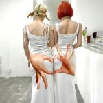 Weiße Streetwear Ärmellose Maxi Maxikleider aus Kunstfaser enganliegend für Damen Größe L für Partys für den für den Sommer 